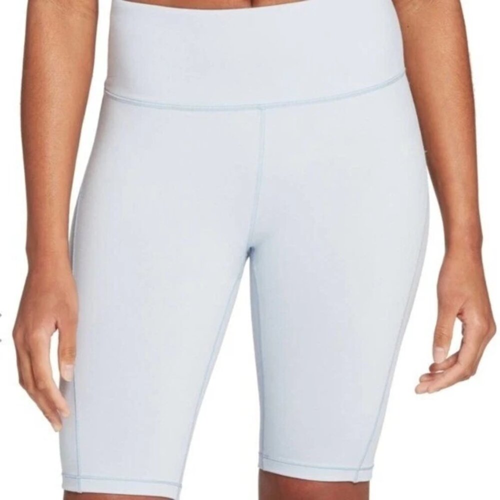 SOILED CALIA Women's Essential Novelty Bike Shorts 10" Inseam Blue XS $65 O294